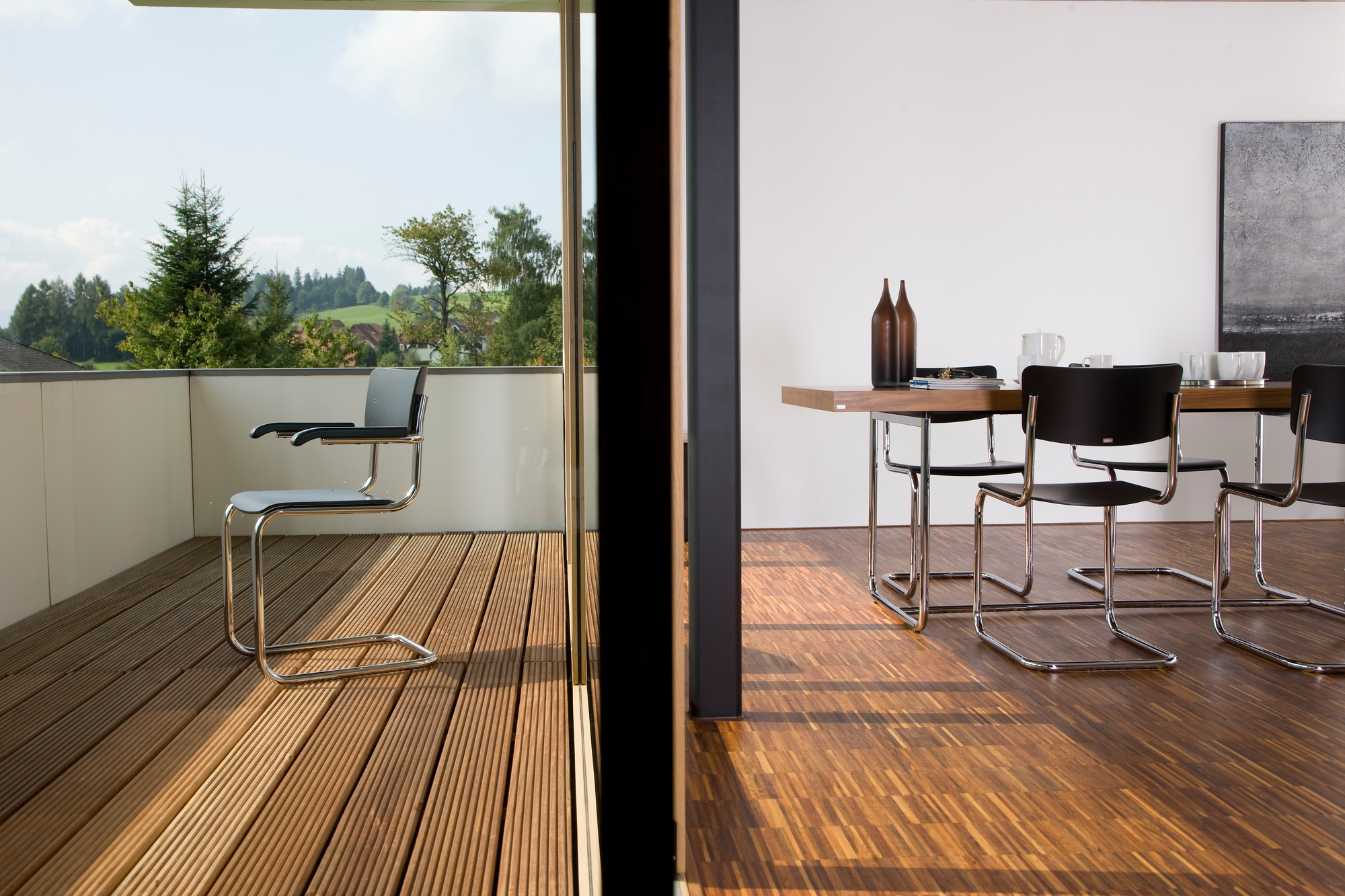 THONET / S43 ① S 43 Tubular steel classic cantilever Thonet | THONET S 43